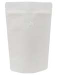 4 oz Stand Up Pouch with valve White Kraft WHITE KRAFT/PET/ALU/LLDPE