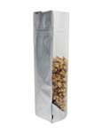 8 oz Stand Up Pouch Clear/Silver PET/ALU/LLDPE