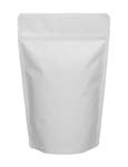 8 oz Stand Up Pouch Matte White MBOPP/PET/ALU/LLDPE