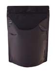 16 oz Metalized Stand Up Pouch Black BOPP/VMPET/LLDPE