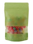 8 oz Rice Paper Stand Up Pouch Lime RICE PAPER/PET/LLDPE