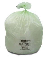 16Ct Clear 30 Gallon Recycling Large Trash Bags Garbage Disposable Heavy  Duty