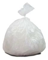 8 Gallon Trash Bags – 150 Small To Medium Garbage Bags, 24" x  24" Clear Waste