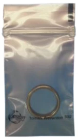 Anti Tarnish Zip Bags Pack of 5 4x4 Translucent Zip-lock, Tarnish