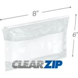 8 1/2 x 8 Slider Top Reclosable Deli Sandwich Zipper Bags 1.1 Mil  1,000/Case