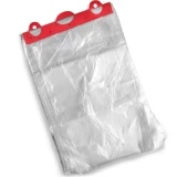 765 Pack Clear Plastic Bags on A Roll 12 x 17 /w Warning 8 Micron