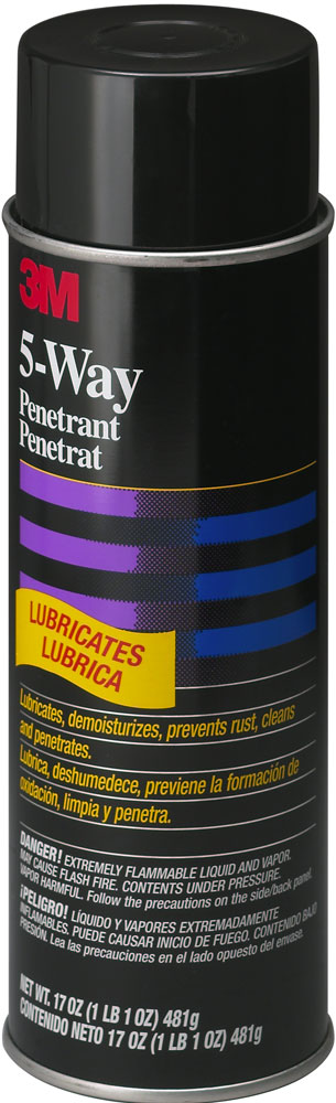 3M 5-Way Penetrant 24 fl oz aerosol can 3M 5-Way Penetrant 24 fl oz aerosol can