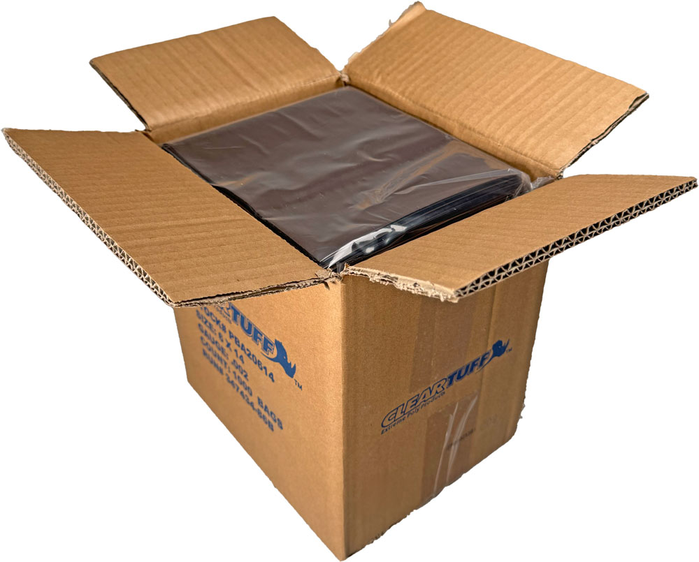 Case of 6 x 14 UV Protective Amber Bags