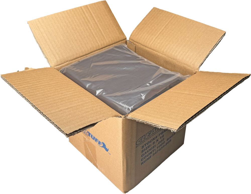 Case of 8 x 14 UV Protective Amber Bags