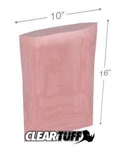 10x16 2mil Antistatic Poly Bags