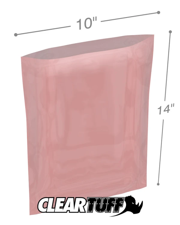 10 x 14 4 mil Antistatic Poly Bags 10x14 4mil Antistatic Poly Bags