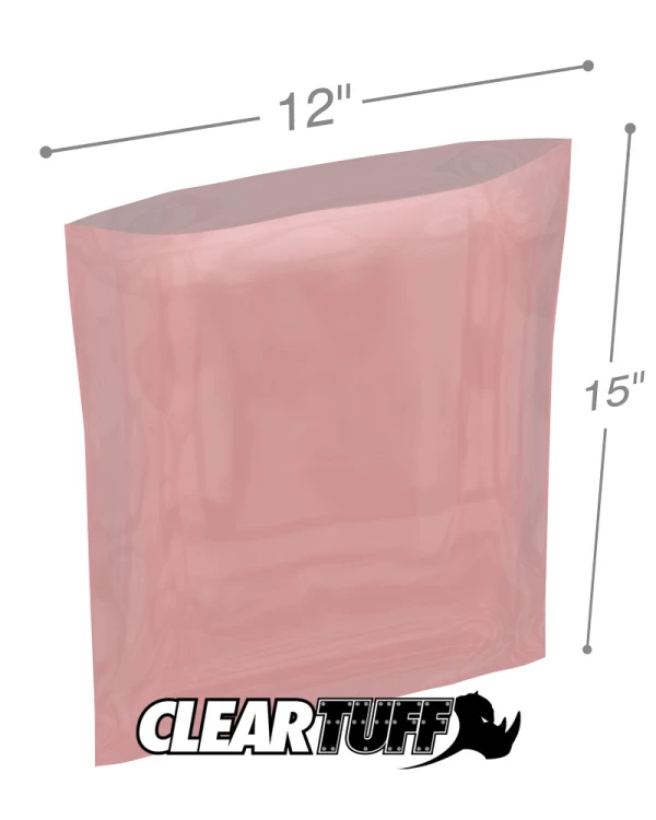 12 x 15 2 mil Antistatic Poly Bags 12x15 2mil Antistatic Poly Bags