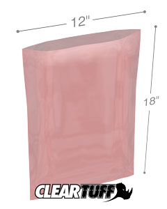 12x18 2mil Antistatic Poly Bags