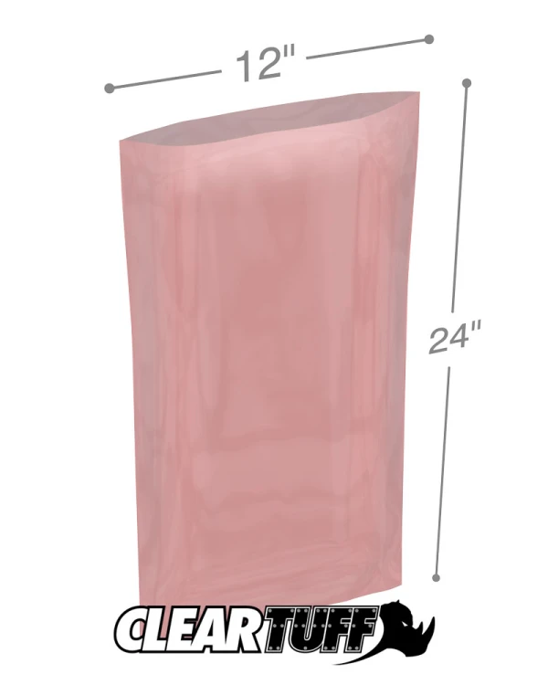 12 x 24 4 mil Antistatic Poly Bags 12x24 4mil Antistatic Poly Bags