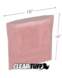 4 Mil Anti-static Flat Poly Bags 16" x 18"