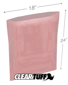 18x24 2mil Antistatic Poly Bags