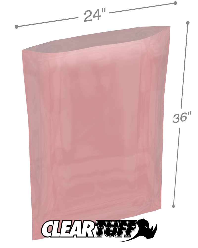 24x36 2mil Antistatic Poly Bags