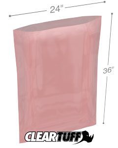 24x36 4mil Antistatic Poly Bags