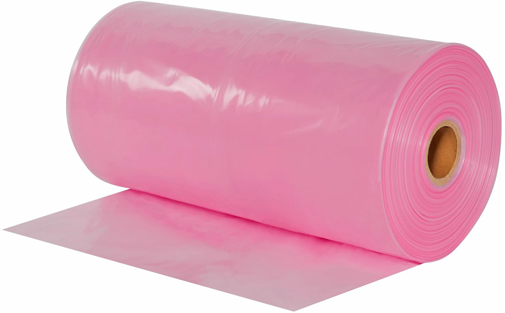 24 x 750 4 Mil Anti-Static Poly Tubing on Roll