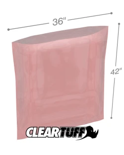 4 Mil Anti-static Flat Poly Bags 36" x 42"