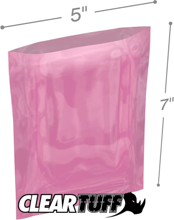 5 x 7 4 mil Antistatic Poly Bags 5x7 4mil Antistatic Poly Bags