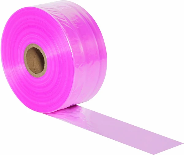 5 x 2150 2 Mil Anti-Static Poly Tubing on Roll Pink 5 x 2150 2 Mil Anti-Static Poly Tubing on Roll