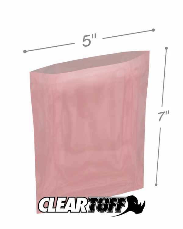 5x7 2mil Antistatic Poly Bags