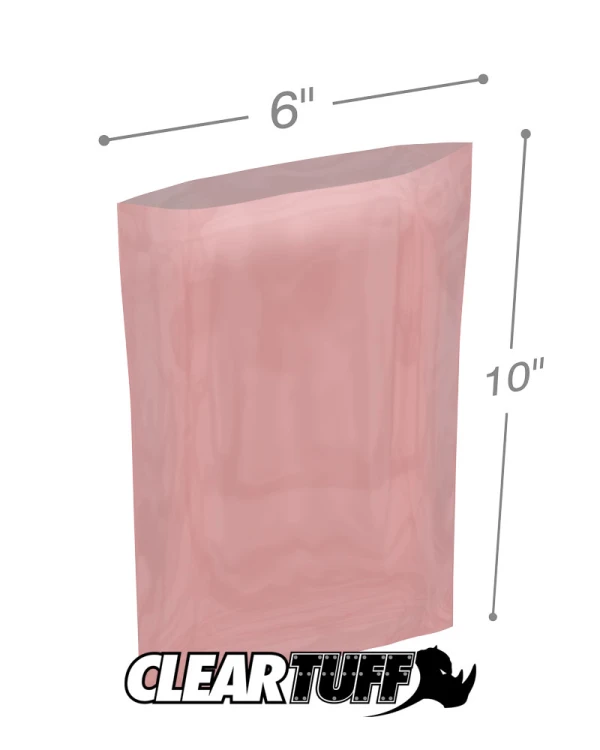 6 x 10 2 mil Antistatic Poly Bags 6x10 2mil Antistatic Poly Bags