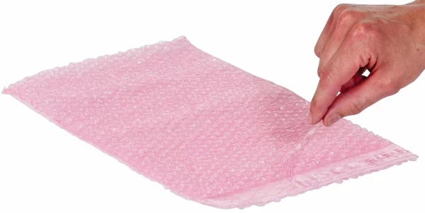 Pink Antistatic Bubble Bag