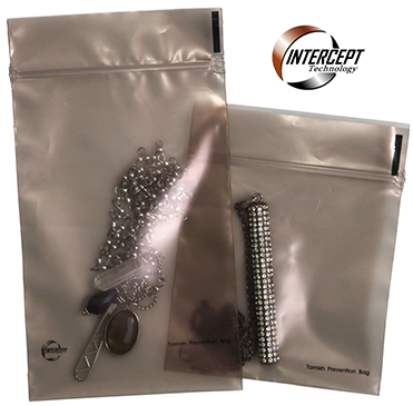 Anti-Tarnish Plastic Zip Locking Jeweler Bags