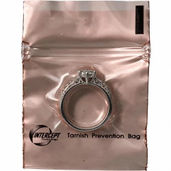 2" x 2" Anti Tarnish Zip Lock Jewelry Bags