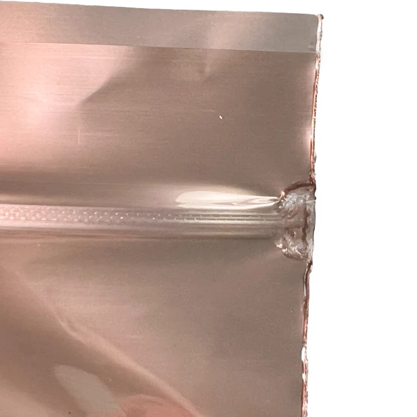2 x 2 Anti Tarnish Zip Lock Jewelry Bags Zip Offset Lip Offset Lip of 2 x 2 Anti Tarnish Zip Lock Jewelry Bags Zipper Side Seal
