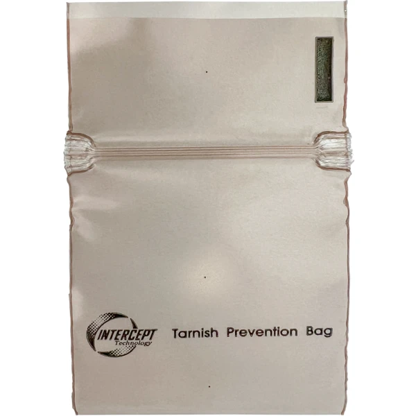 Front of 2 x 2 Anti Tarnish Zip Lock Jewelry Bags