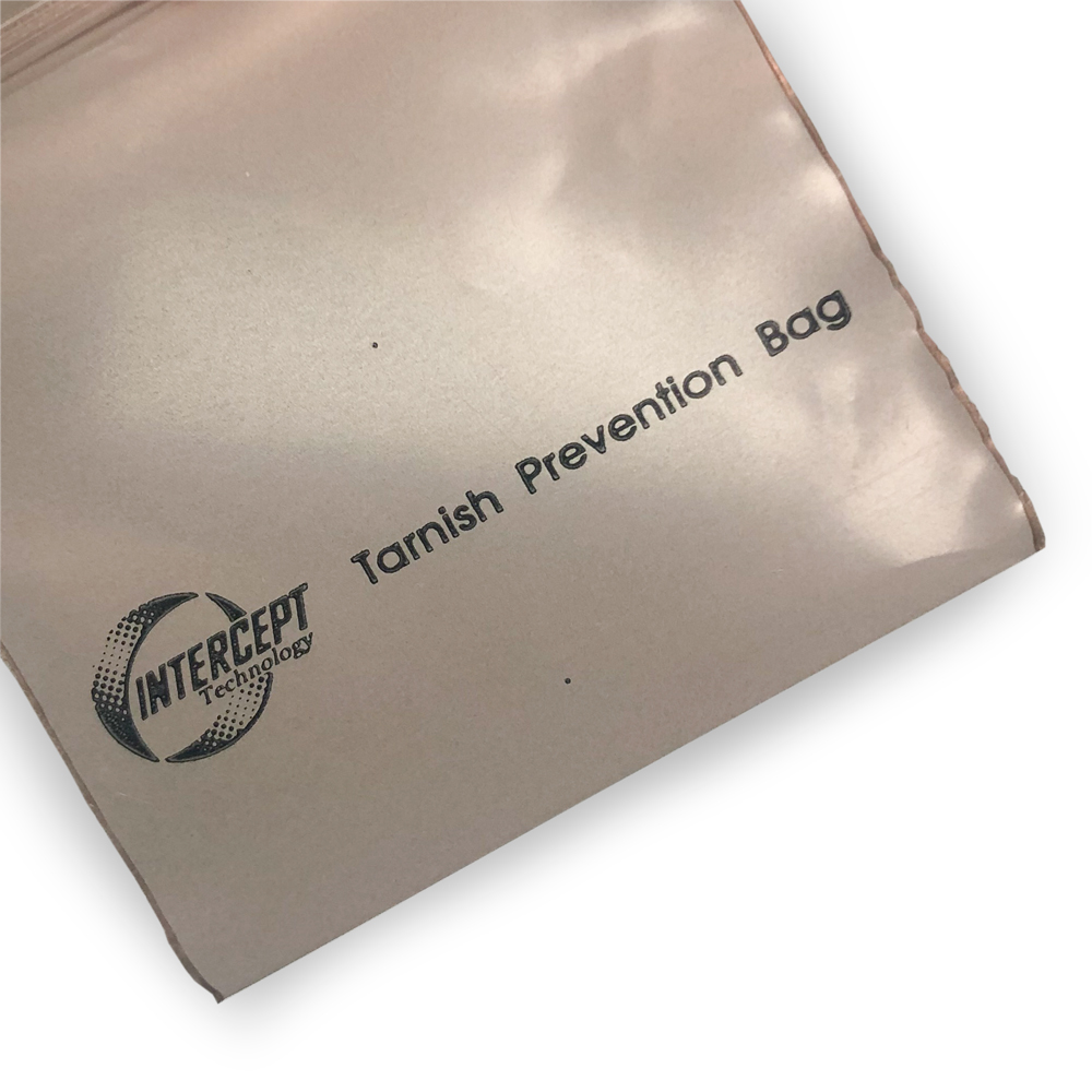 2 x 2 Anti Tarnish Zip Lock Jewelry Bags Print on Bottom of Bag