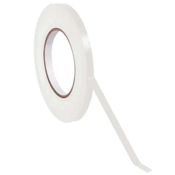 White 3/8" Bag Tape - Bulk