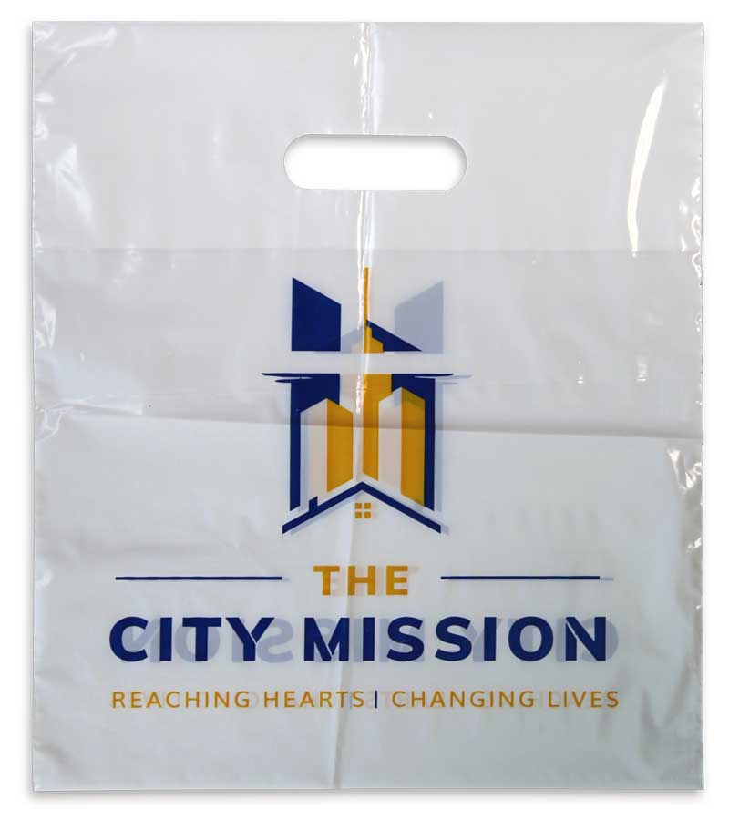 die cut handle poly bolsas