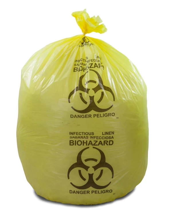20-30 Gallon Infectious Linen Trash Bags - 1.3 Mil - 200/case