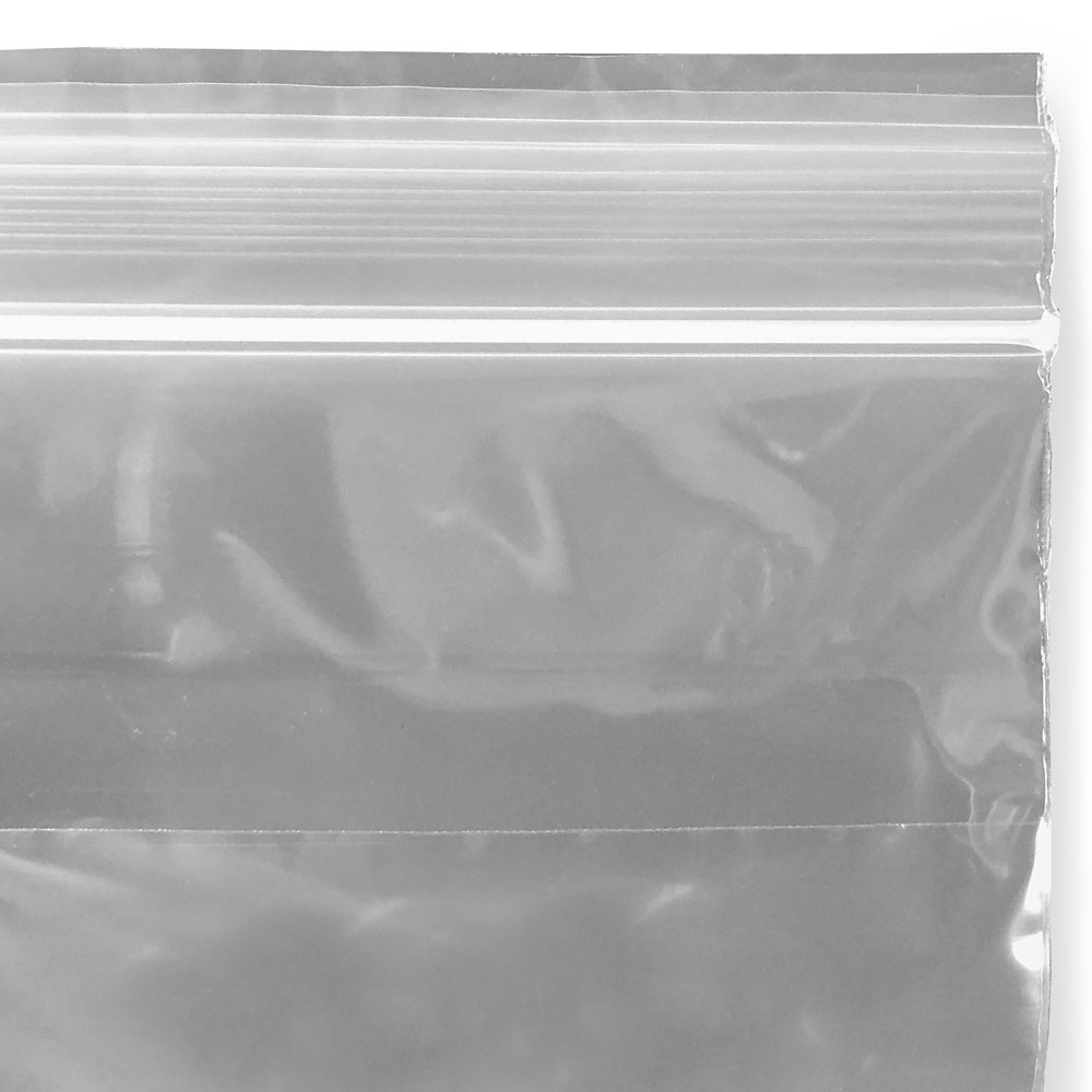 Close up of 6 x 9 Plain Specimen Lab Transport Zipper Locking Document Pouch Bags Zipper