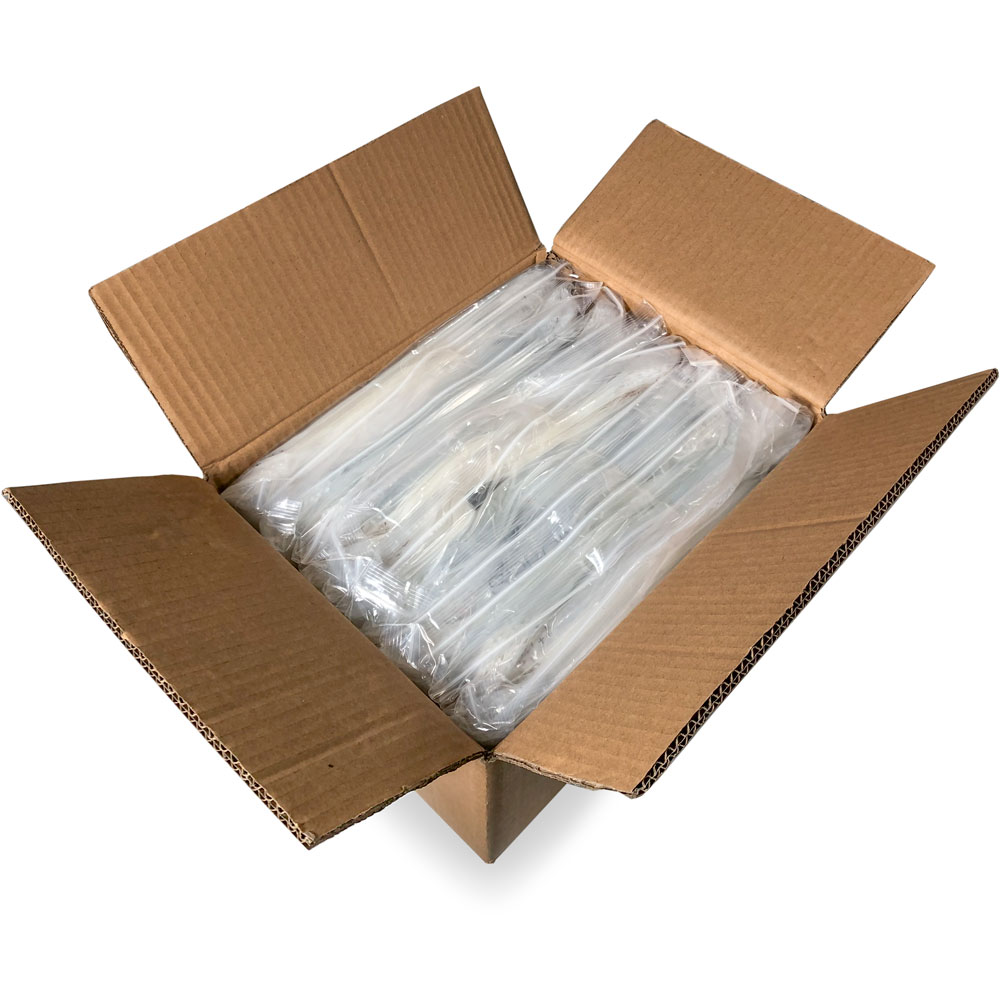 Case of 8x10 3 Wall 2 Mil Specimen Shield Zipper Locking Tear Pouch Bags