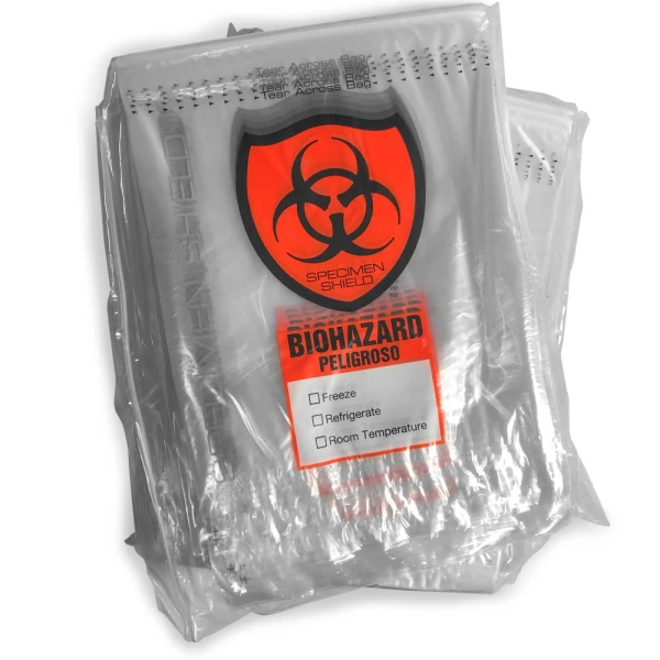 8x10 3 Wall 2 Mil Specimen Shield Zipper Locking Tear Pouch Bags Innerpacks Innerpacks of 8x10 3 Wall 2 Mil Specimen Shield Zipper Locking Tear Pouch Bags