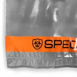 Close up of 8x10 Specimen Lab Bio Transport bag with Document Pouch Bottom Seal