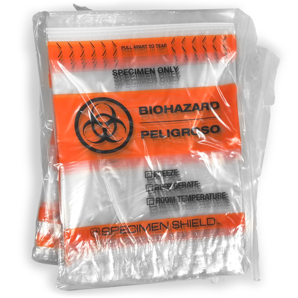 Innerpacks of 8x10 Specimen Lab Bio Transport bag with Document Pouch