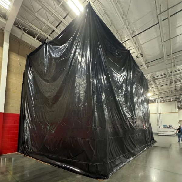 4 Mil 20 ft. x 100 ft. Black Plastic Sheeting (Construction & Agriculture Film) on Roll