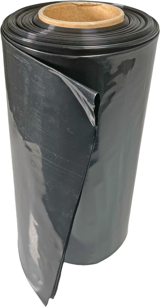 4 x 100 4 Mil Black Plastic Sheeting C&A Film 4 Mil 4 ft. x 100 ft. Black Plastic Sheeting (Construction & Agriculture Film) on Roll