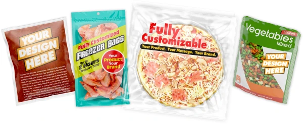Custom Printed Laminated Frozen Food Packaging