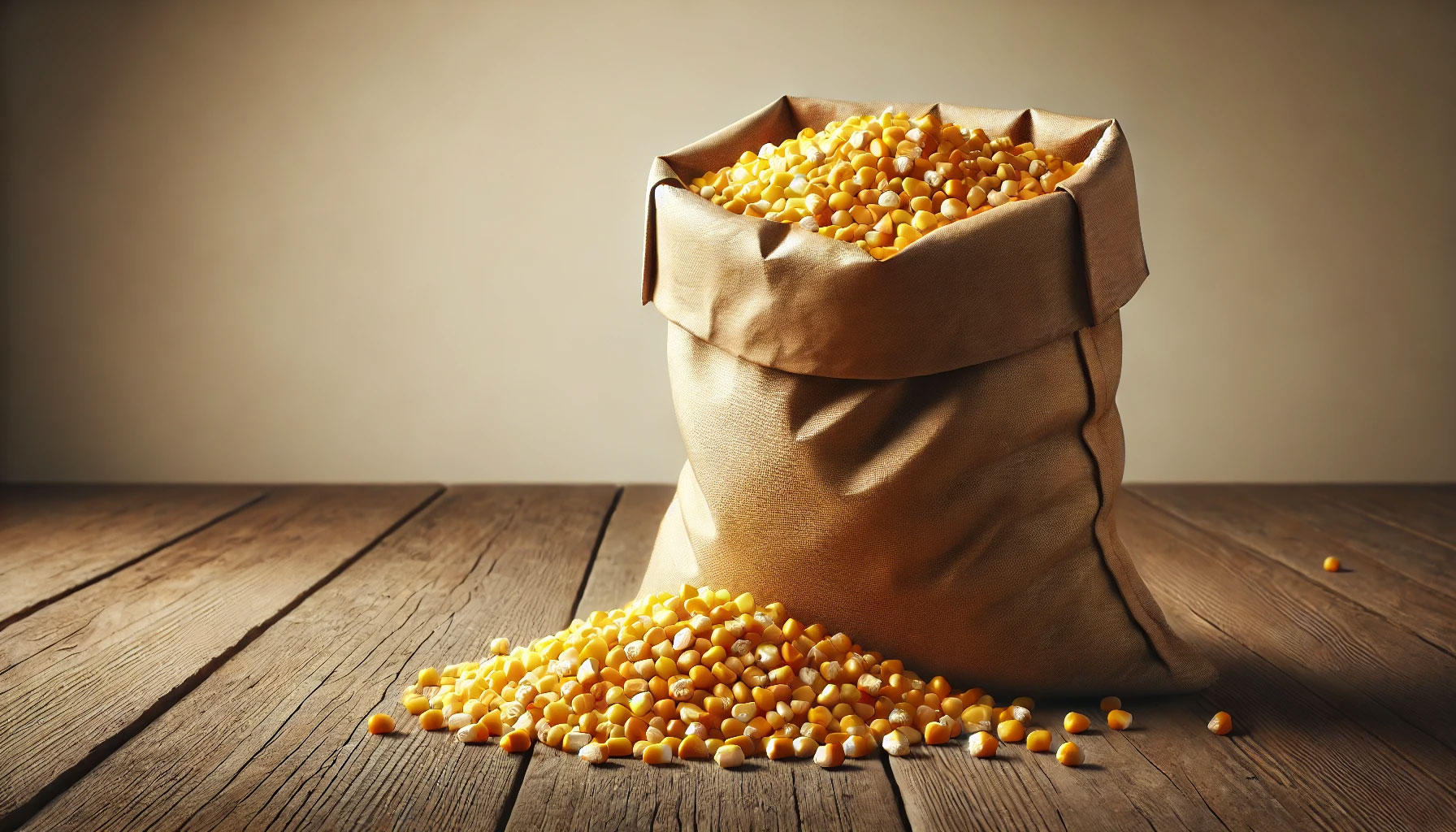Bulk Paper Bags of Corn
