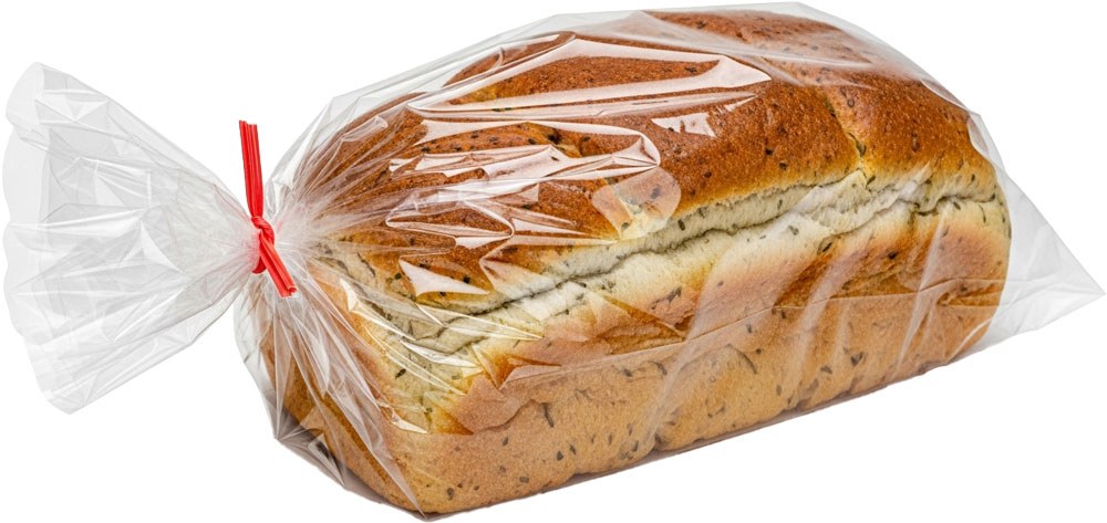 10 x 4 x 20 Gusseted .75 Mil Plastic Bakery Bread Bags