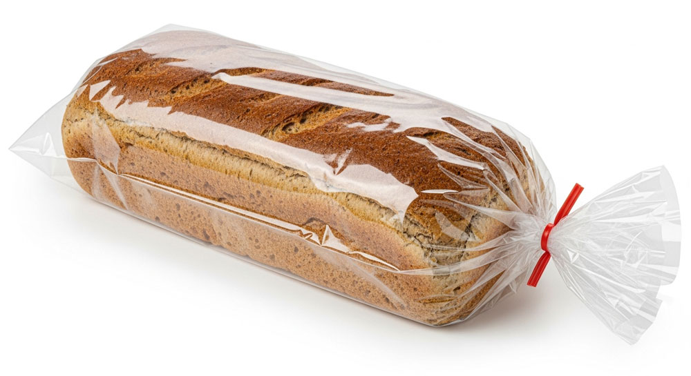 10 x 8 x 24 Gusseted .75 Mil Plastic Bakery Bread Bags