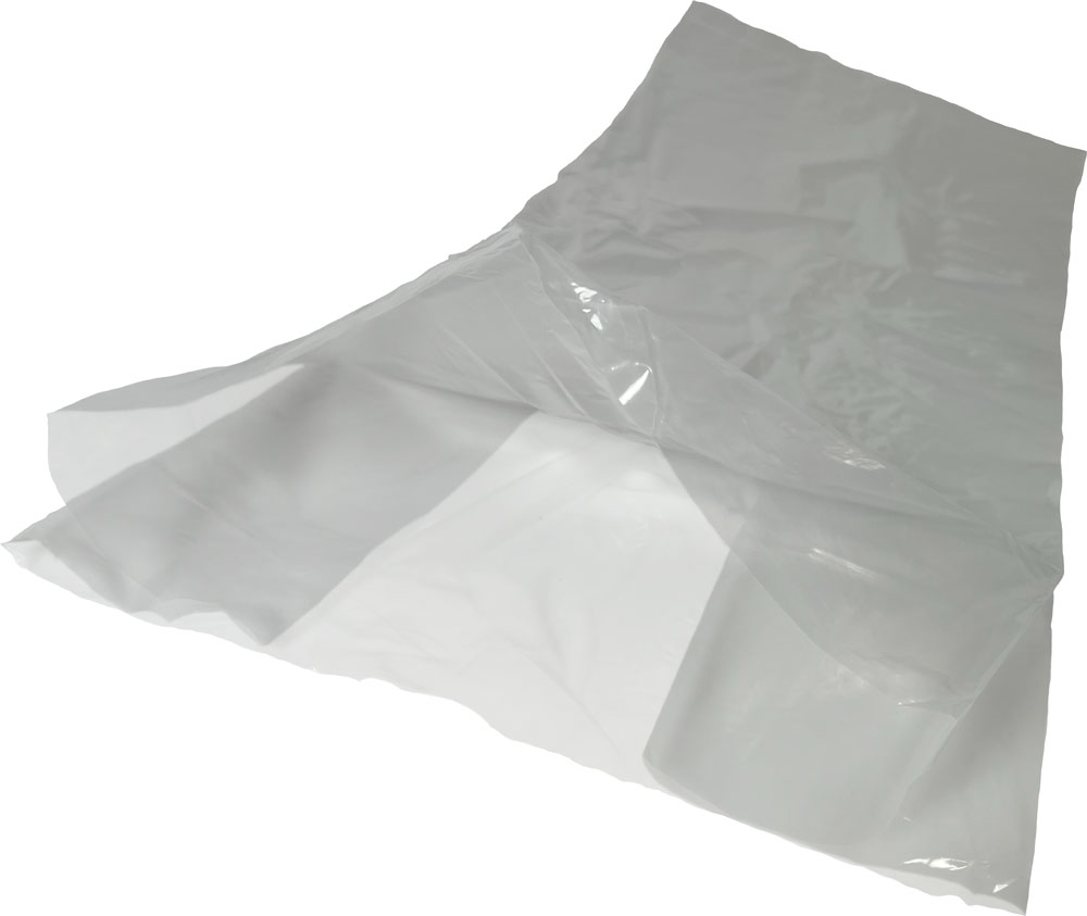 Open Top Side Gusset of 12 x 8 x 30 Gusseted 1 Mil Plastic Bakery Bread Bags