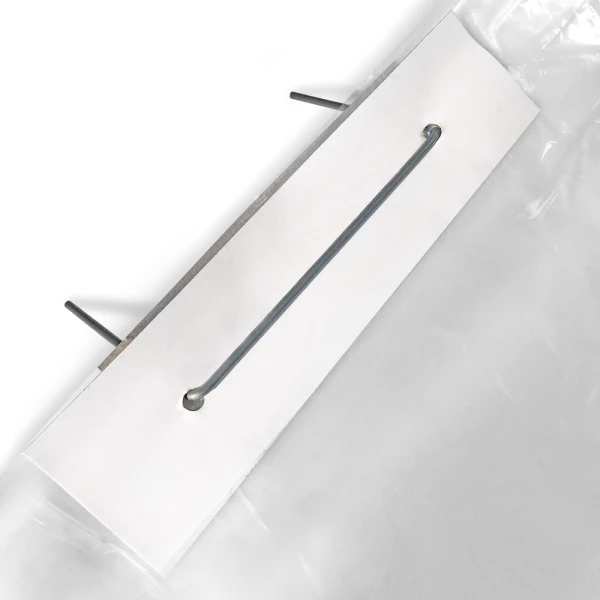 14 Inch x 24 Inch + 3 Inch Bread Bags Wicket Close up of 14 x 24 + 3 BG 1.25 Mil Bakery Bread Bags Wicket